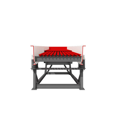 Thông số kỹ thuật rãnh 6000-1700 45KW Double Shaft Vibrating Feeder for Granular Materials Transfer in Mining Rock Crusher