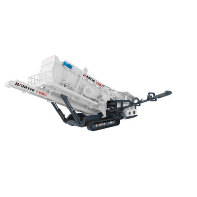 Nhà máy nghiền đá ổn định 150 T / H Máy nghiền hàm di động cho mỏ và khai thác mỏ